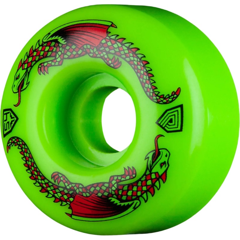 Powell Peralta Dragon Formula 54x34mm 93a Green Wheels