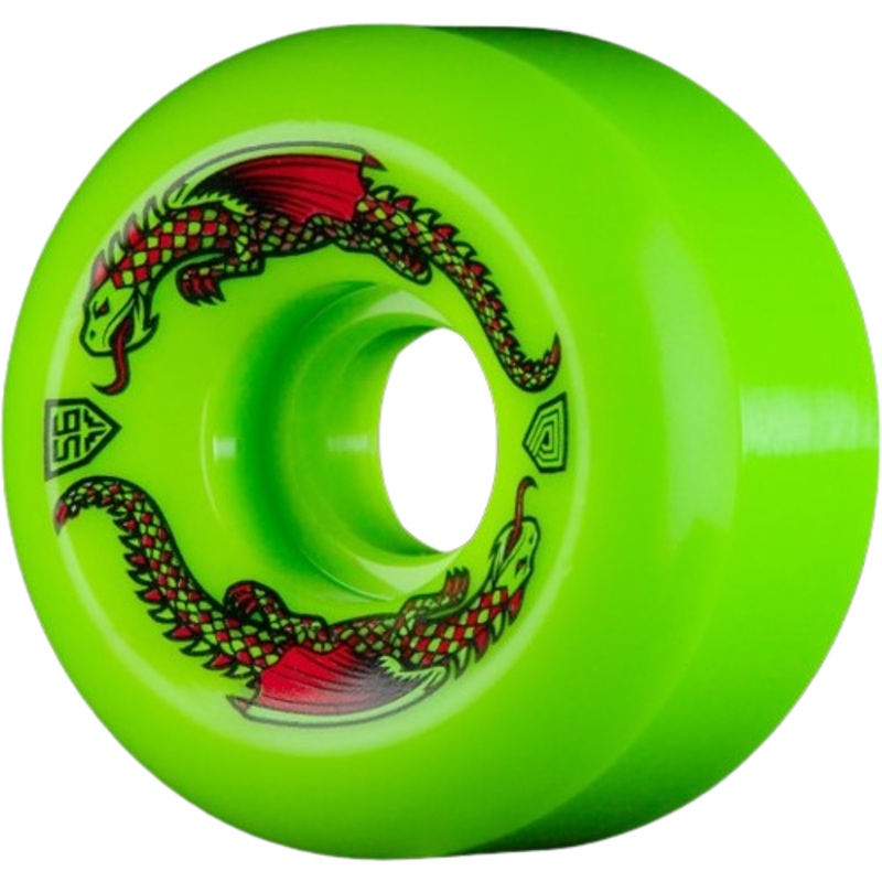Powell Peralta Dragon Formula 56x36mm 93a Green Wheels