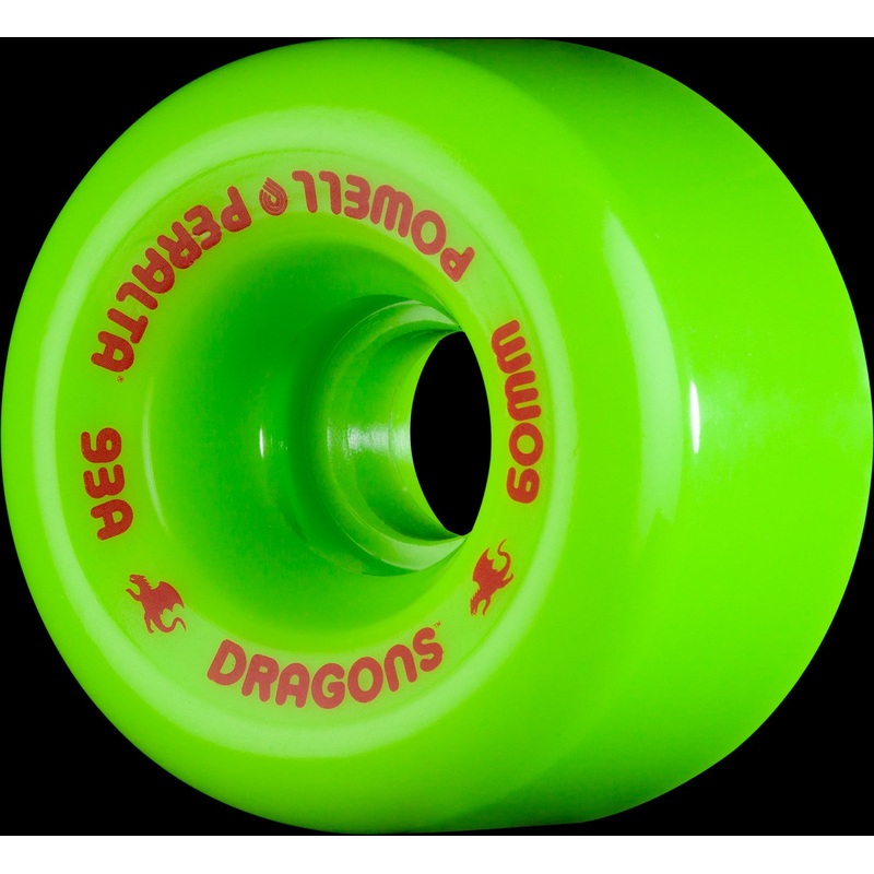 Powell Peralta Dragon Formula 60x39mm 93a Green Wheels