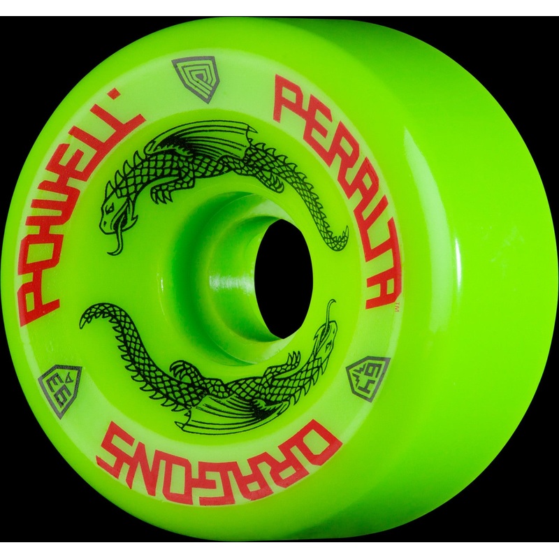 Powell Peralta Dragon Formula 64x36mm 93a Green Wheels