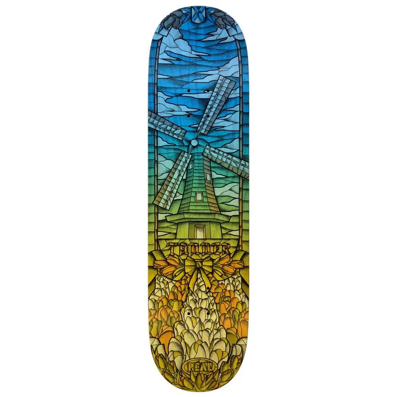 Real Tanner Chrome Cathedral 8.5" Skateboard Deck