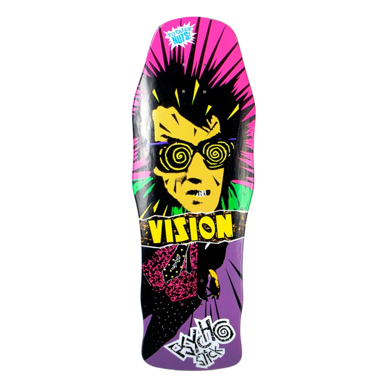 Vision OG Psycho Stick Purple 10" Skateboard Deck