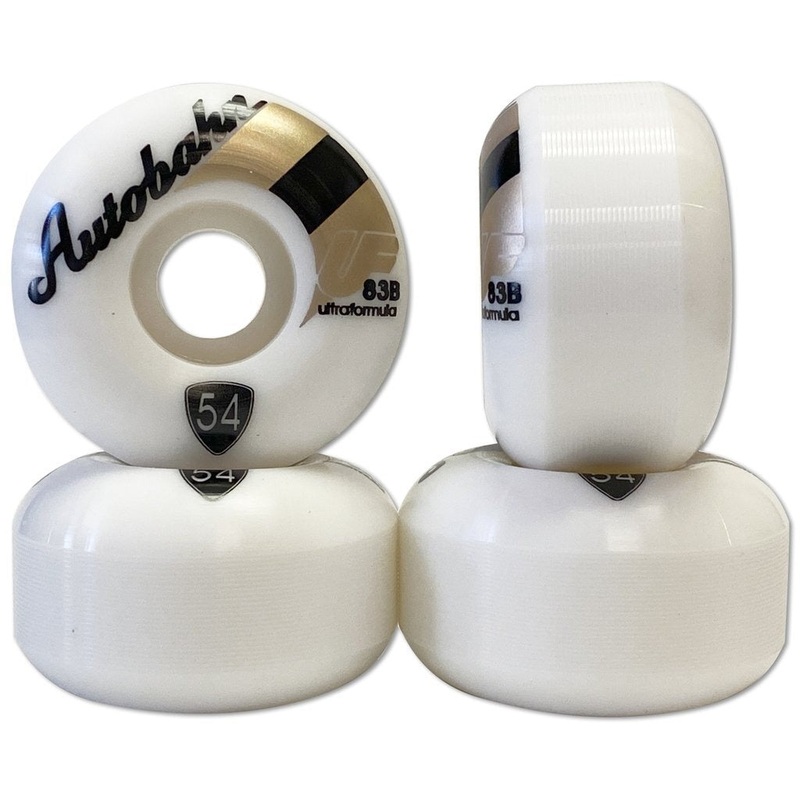 Autobahn Torus Ultra White 54mm 83b Skateboard Wheels