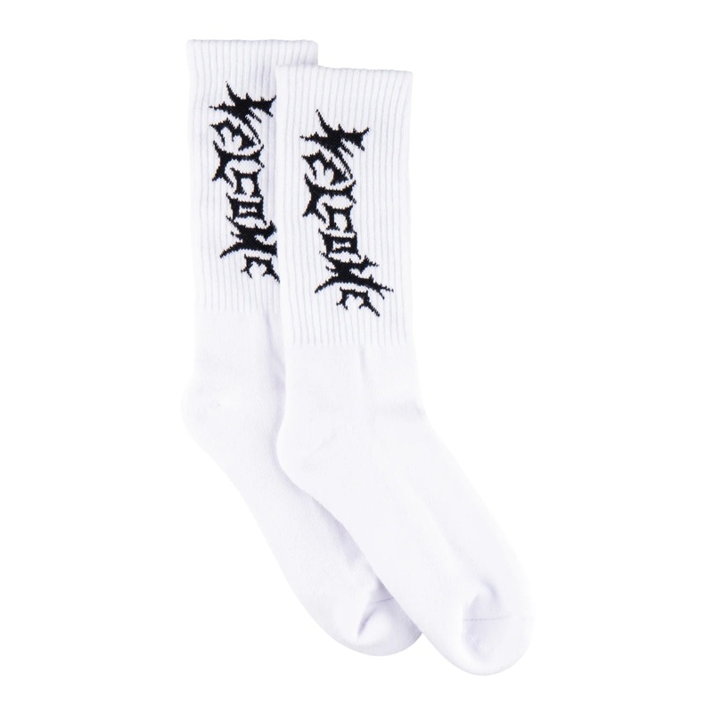 Welcome Skateboards Vampire White Socks