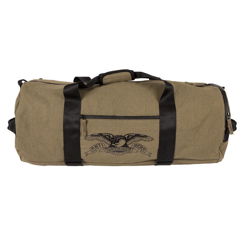 Anti Hero Basic Eagle Olive Duffle Bag