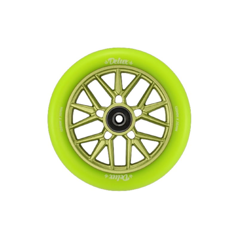Envy Delux Green 120mm Scooter Wheel Single