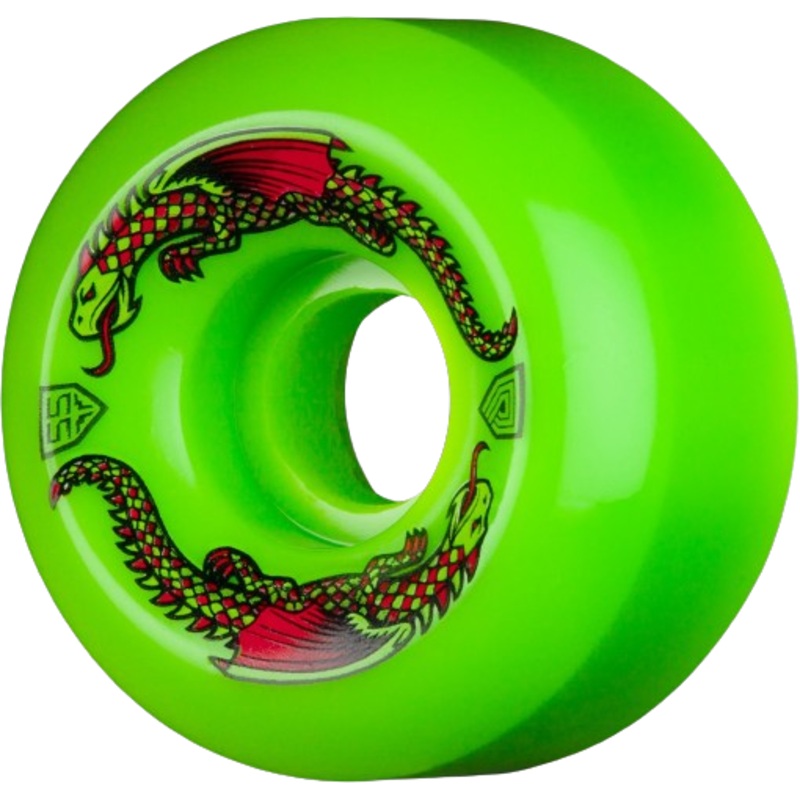 Powell Peralta Dragon Formula 55x35mm 93a Green Wheels