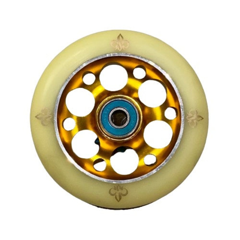 100mm Gum Gold Scooter Wheel Single