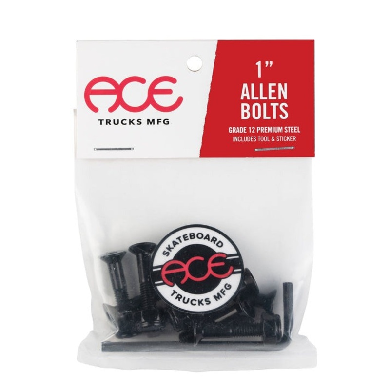 Ace Bolts Allen 1" Skateboard Hardware