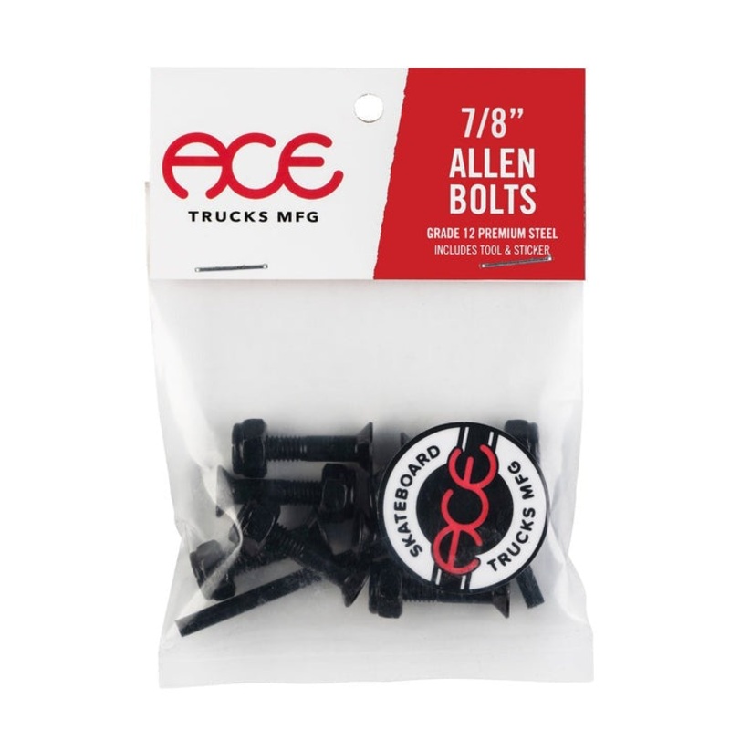 Ace Bolts Allen 7/8" Skateboard Hardware