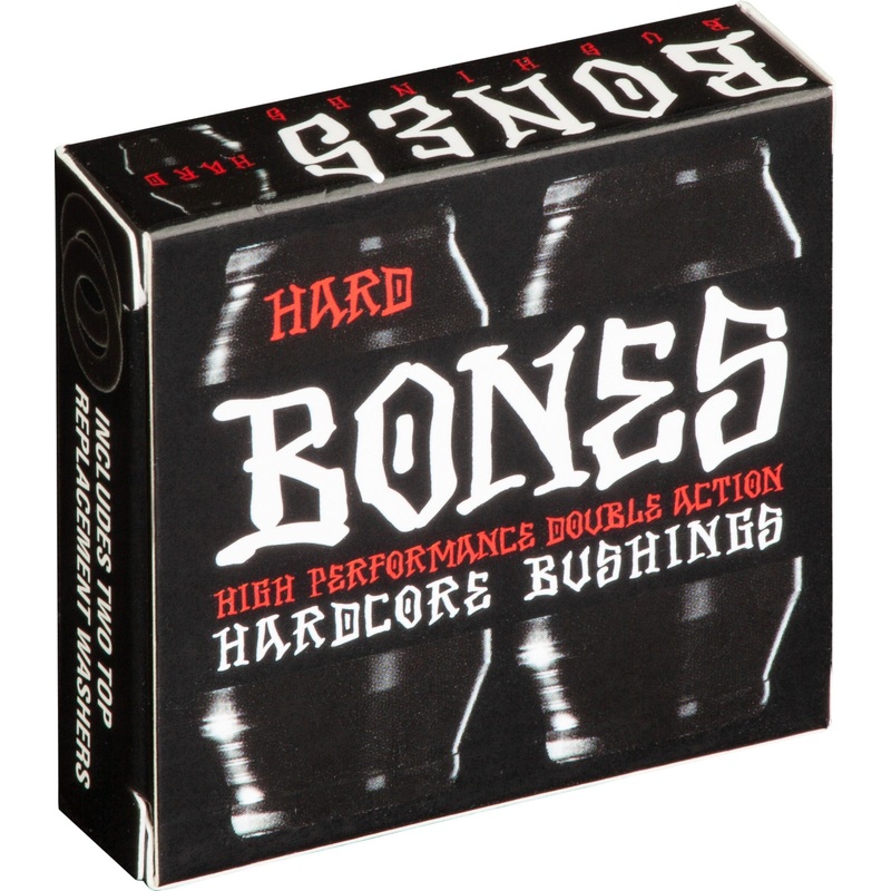 Bones Hardcore Black Hard 96a 4 Pack Skateboard Bushings