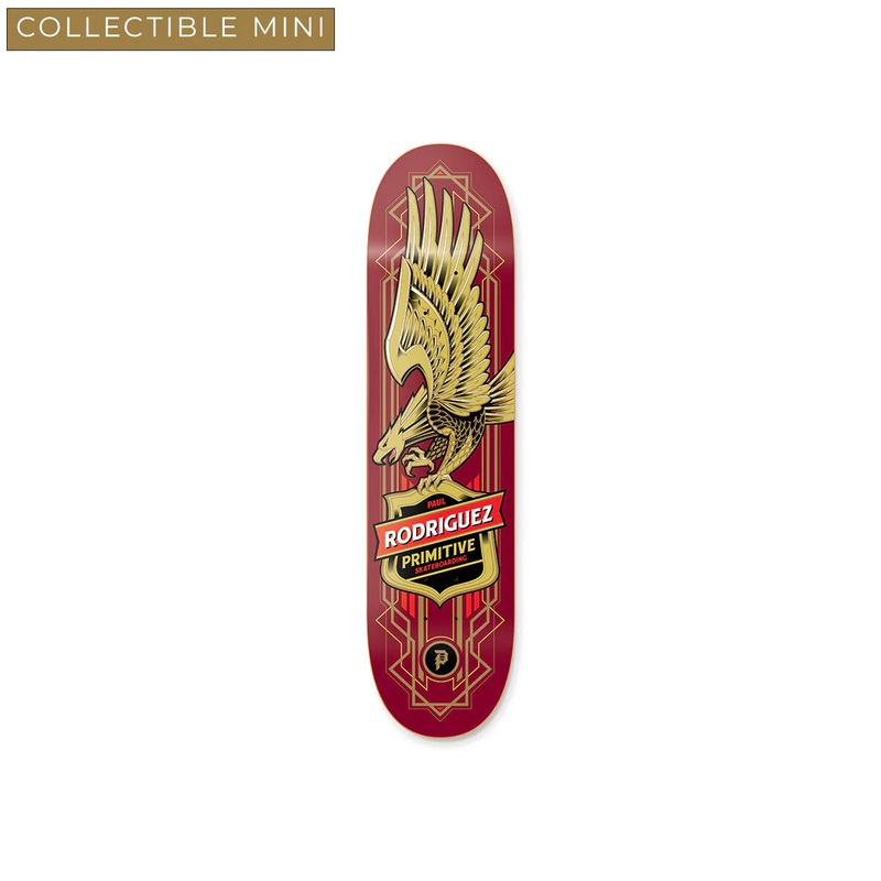 Primitive Eagle P Rod Burgundy 3.5" Mini Deck