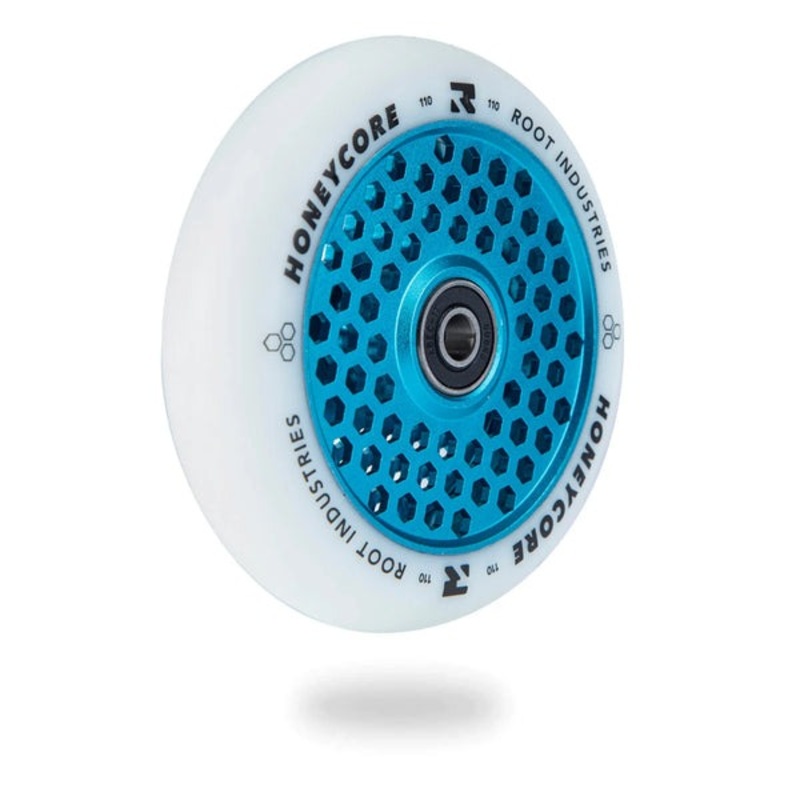 Root Industries Honey Core 110mm White/Sky Blue Scooter Wheel Single