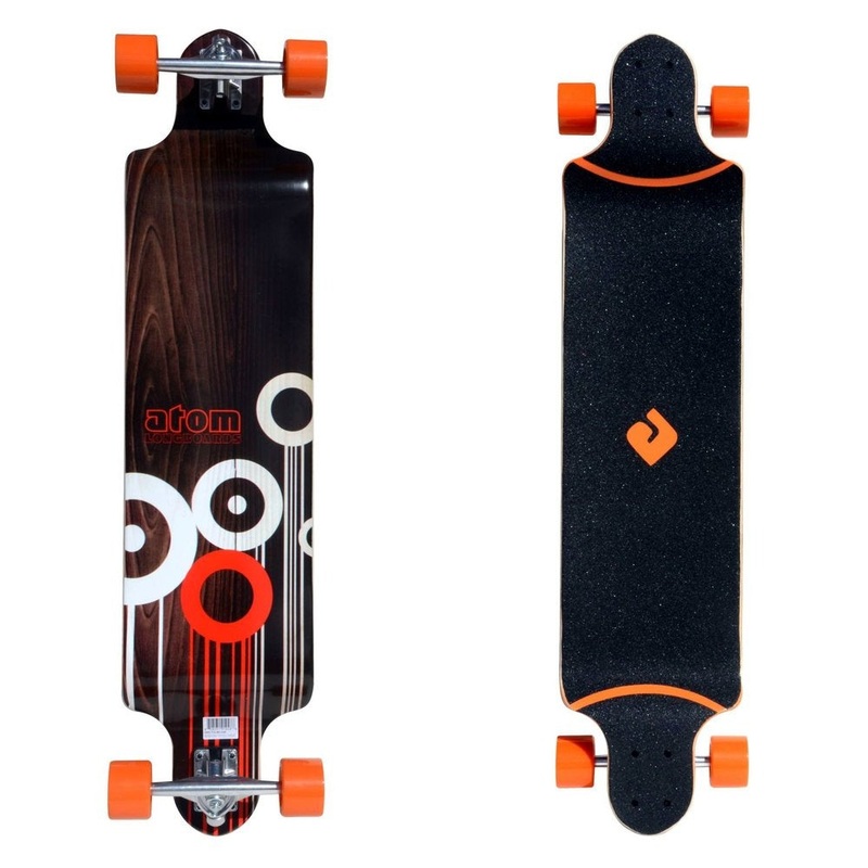 Atom Drop Deck Orange 41" Complete Longboard