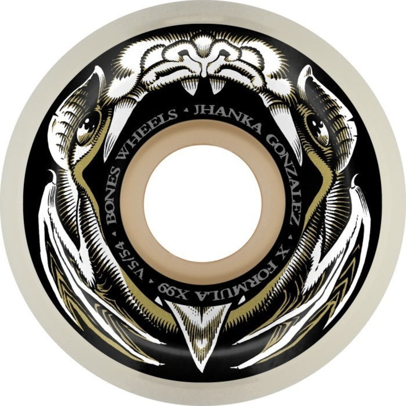 Bones Jhanka Night Flight X Formula V5 54mm 99a Skateboard Wheels