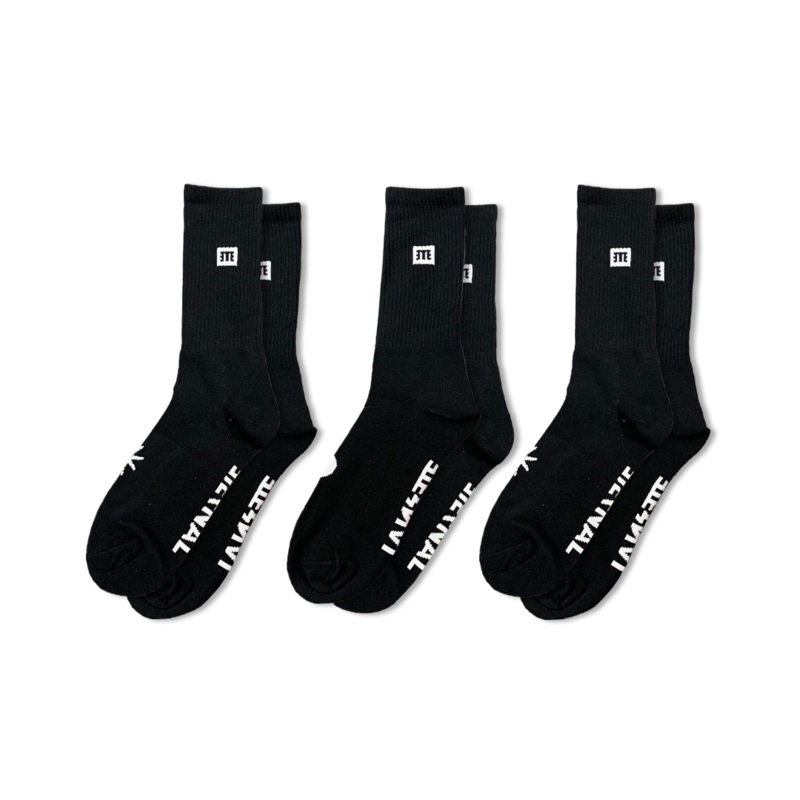 Eternal Socks Black 3 Pack
