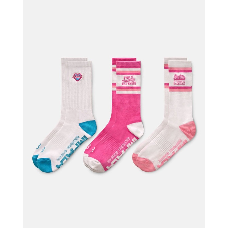 Impala Barbie Socks 3 Pack