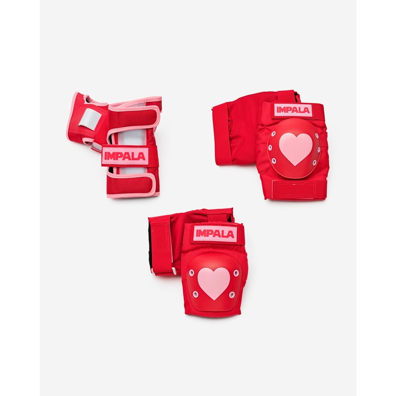 Impala Junior Red Hearts 3 Pad Set