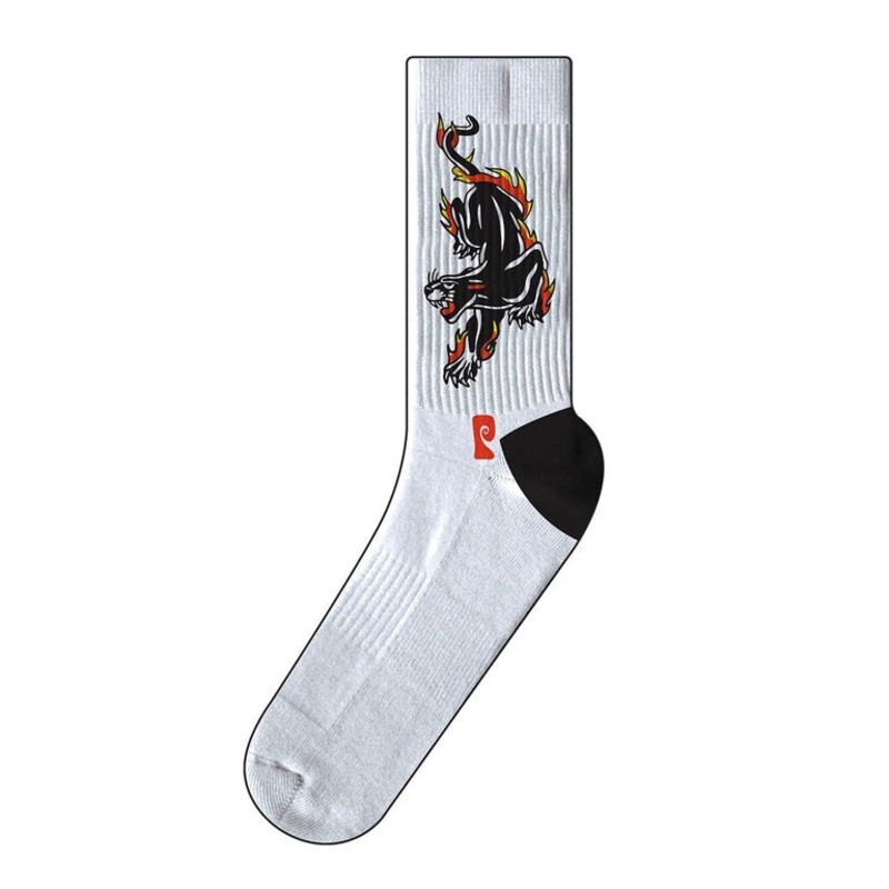 Psockadelic Fire Panther Socks Pair