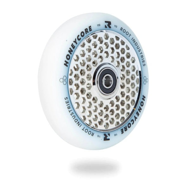 Root Industries Honey Core 110mm White/Mirror Scooter Wheel Single