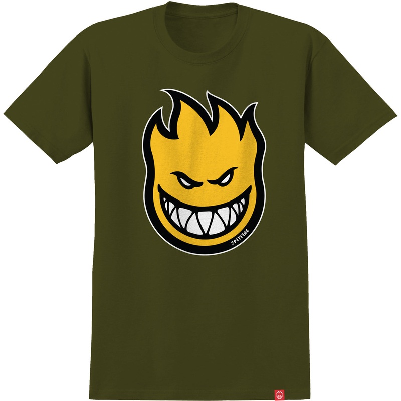 Spitfire Bighead Fill Military Green Tee Large