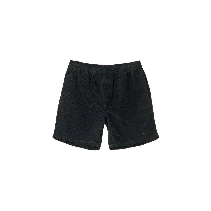 Xlarge Wide Cord Beachshort Pigment Black Shorts