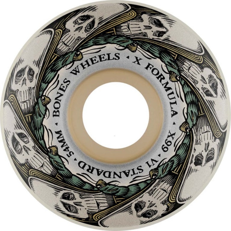 Bones X-Formula Butterfly Effect 54mm 99a Skateboard Wheels