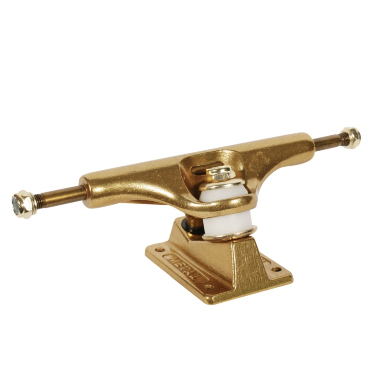 Metal Hollow Anodized Gold 5.25" Pair Skateboard Trucks
