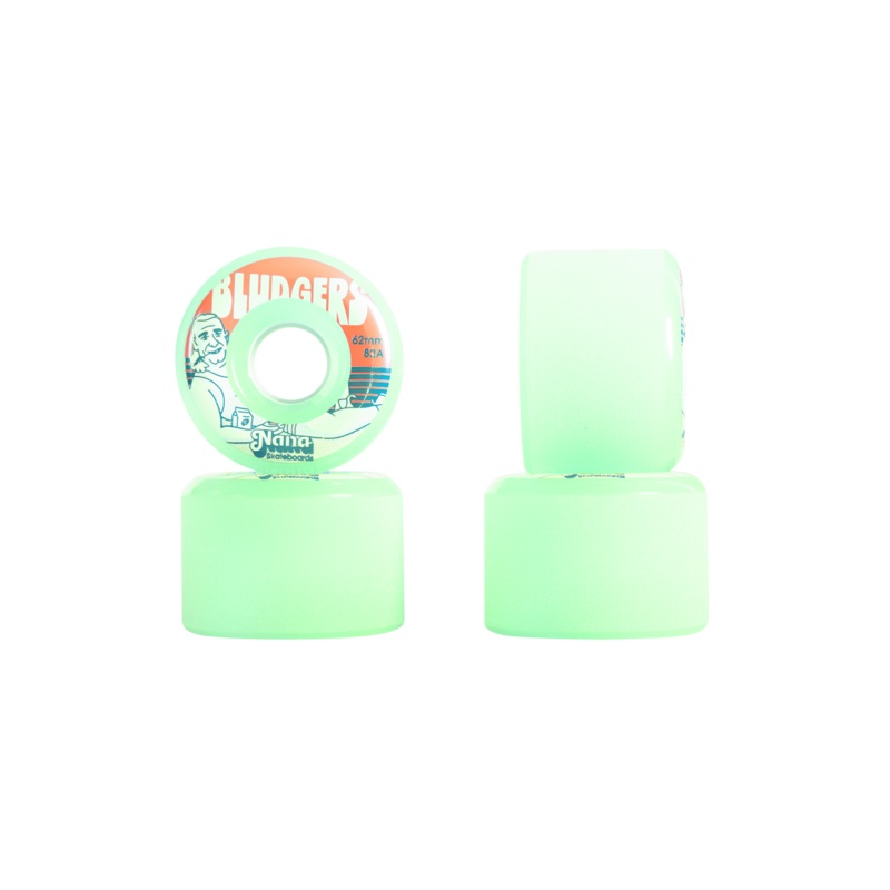 Nana 'Bludger' 69mm Lime Cooler Skateboard Wheels