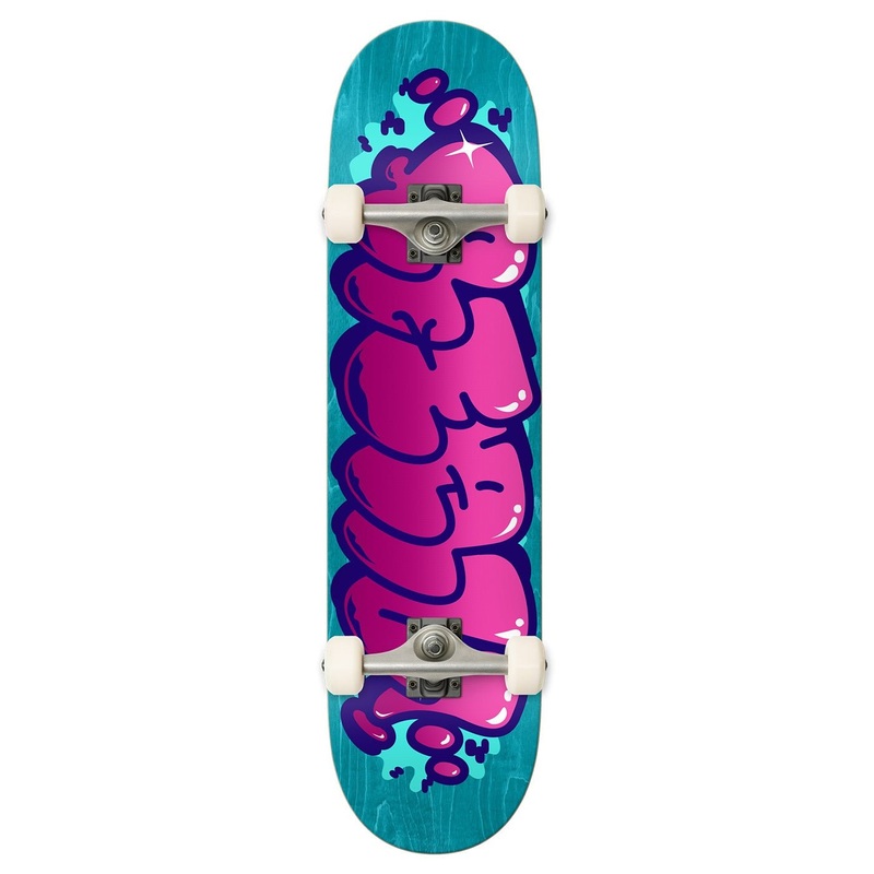 Real Bubble Letters 7.3" Complete Skateboard