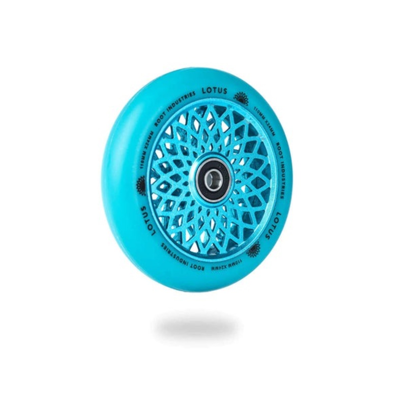 Root Industries Lotus Blue 110mm x 24mm Scooter Wheel Single