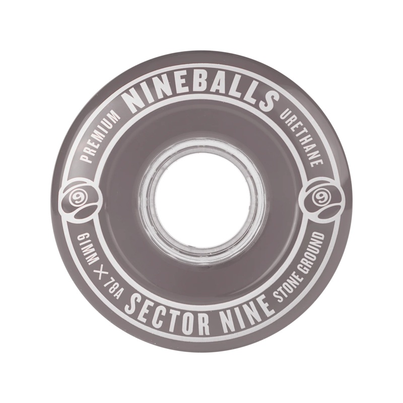 Sector 9 Nine Balls 61mm x 78a Smoke Skateboard Wheels