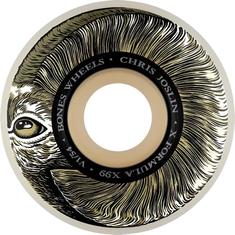 Bones Joslin Rampage X Formula V1 54mm 99a Skateboard Wheels
