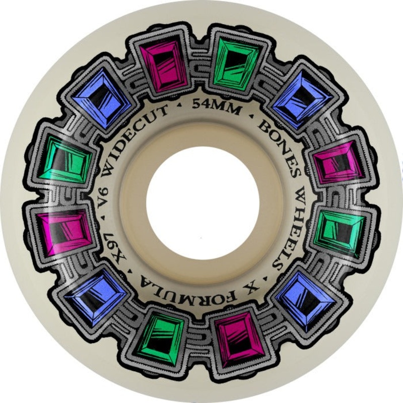 Bones X-Formula V6 Dial of Destiny 54mm 97a Skateboard Wheels