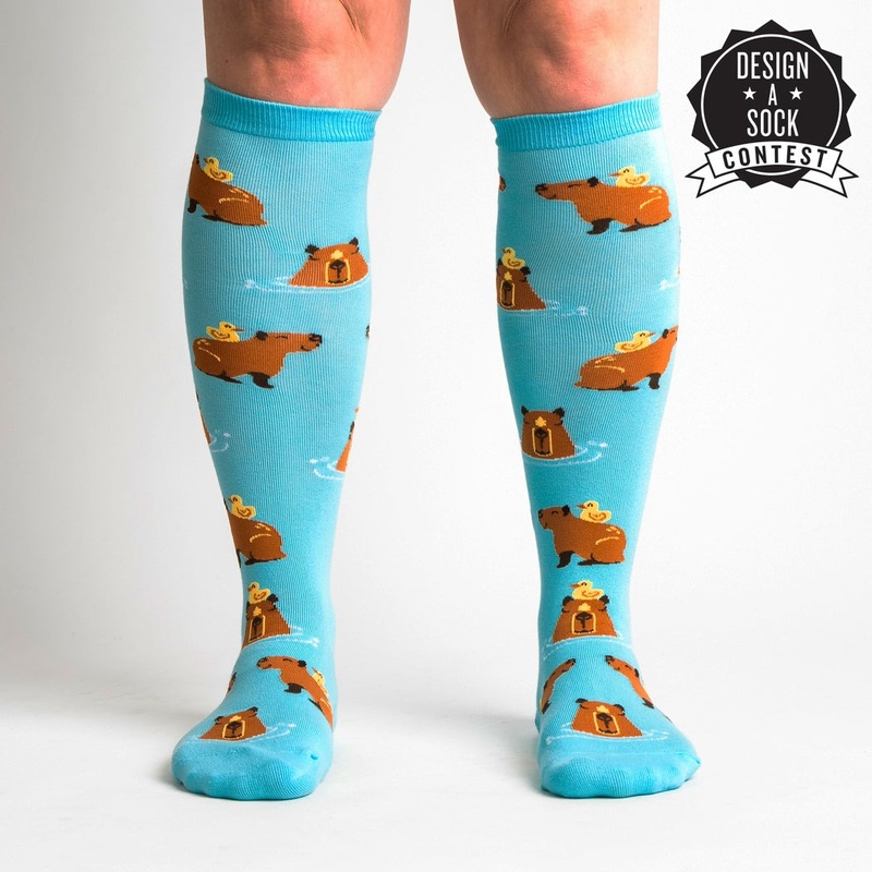 Sock It To Me Happy Bara Adult Knee Socks
