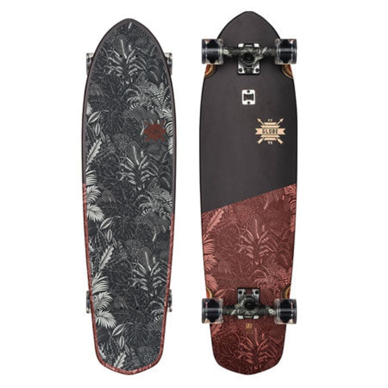 Globe Blazer XL Black/Red Forrester Longboard