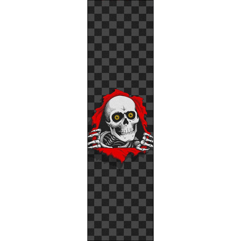 Powell Peralta Ripper Checker Black Skateboard Griptape