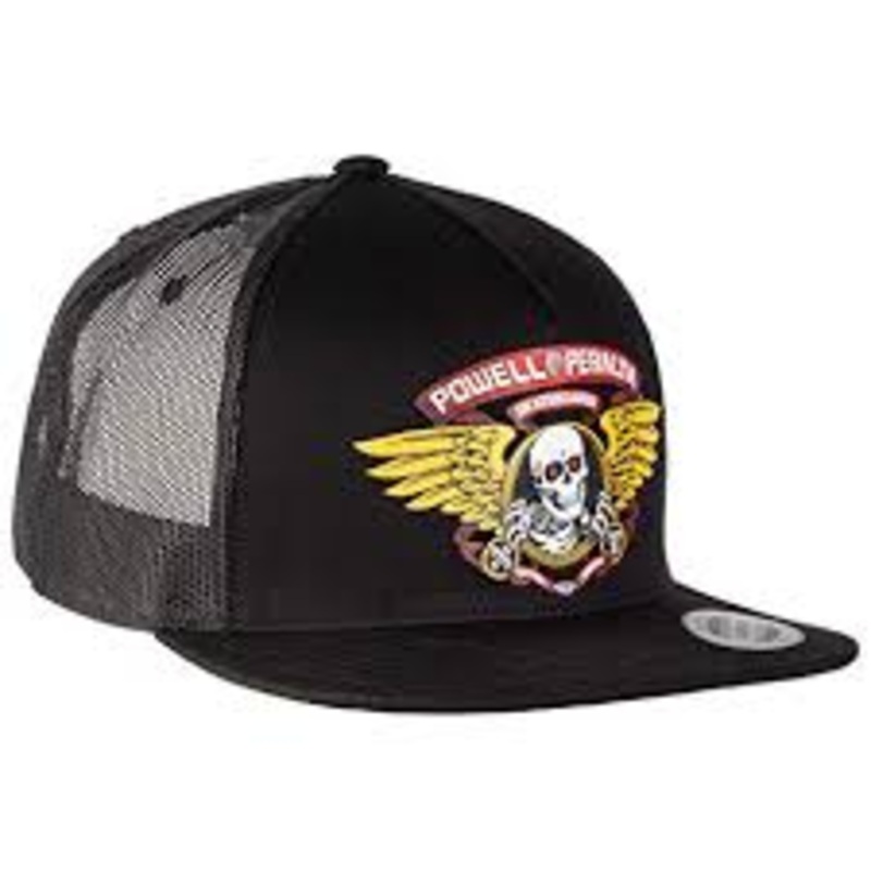 Powell Peralta Winged Ripper Mesh Black Cap