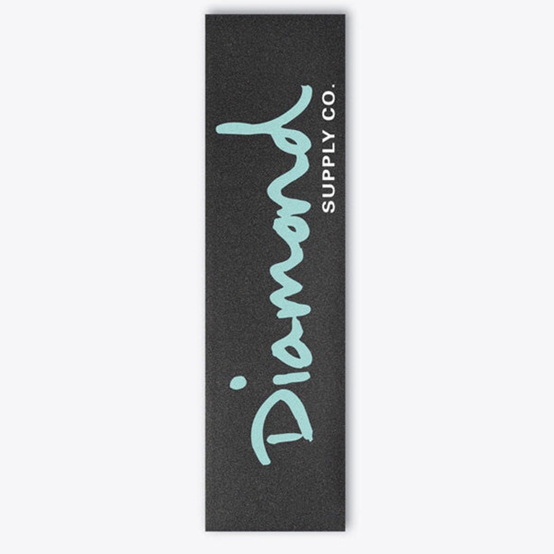 Diamond OG Script Blue Skateboard Griptape