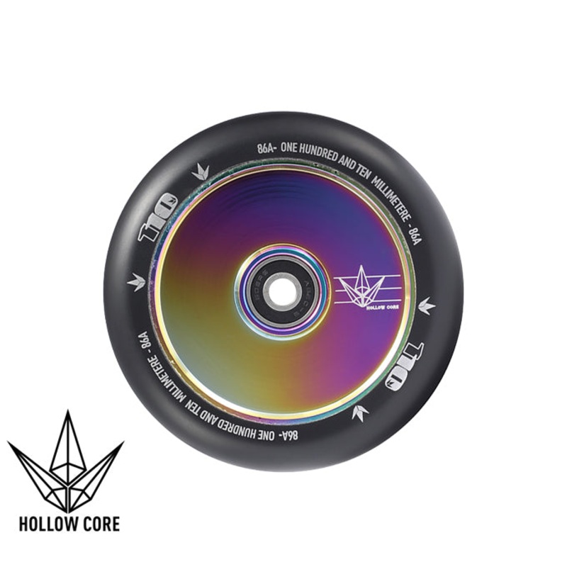 Envy Hollowcore Black Oil Slick 110mm Scooter Wheel Single