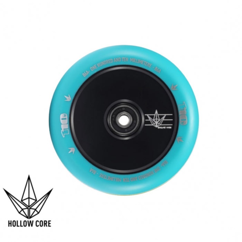 Envy Hollowcore Black Teal 110mm Scooter Wheel Single