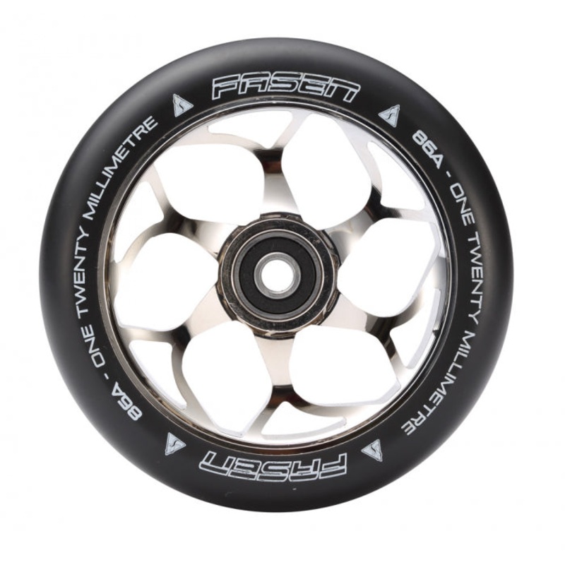 Fasen Chrome Black 120mm Scooter Wheel Single