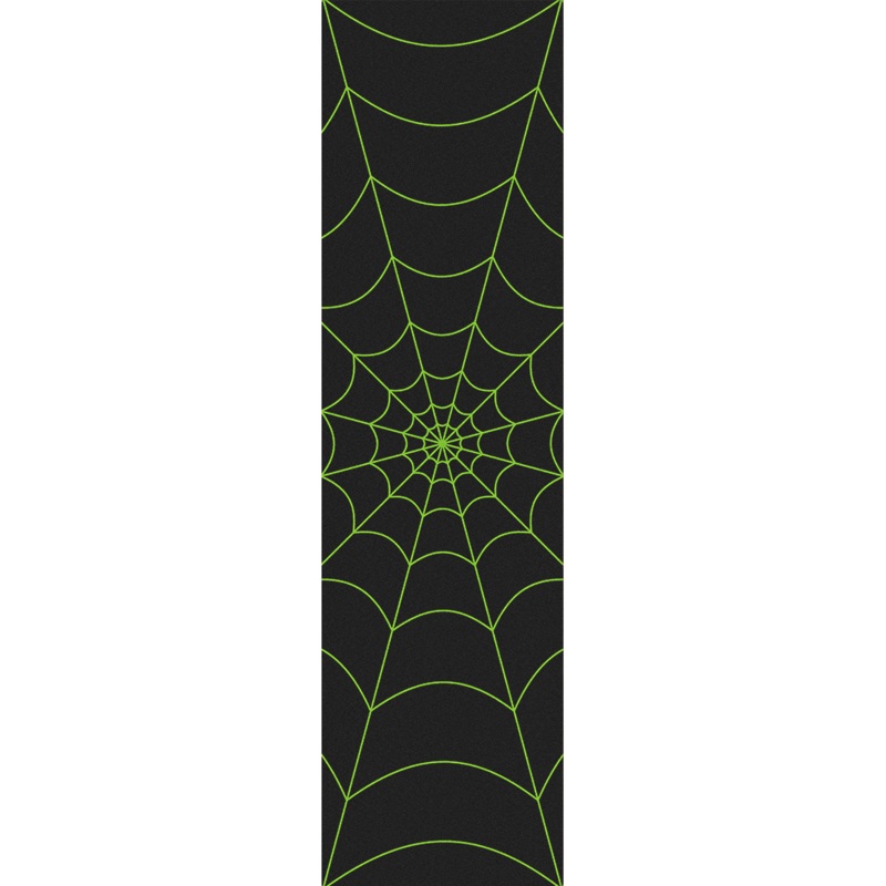 Fruity Green Spider Web Skateboard Griptape