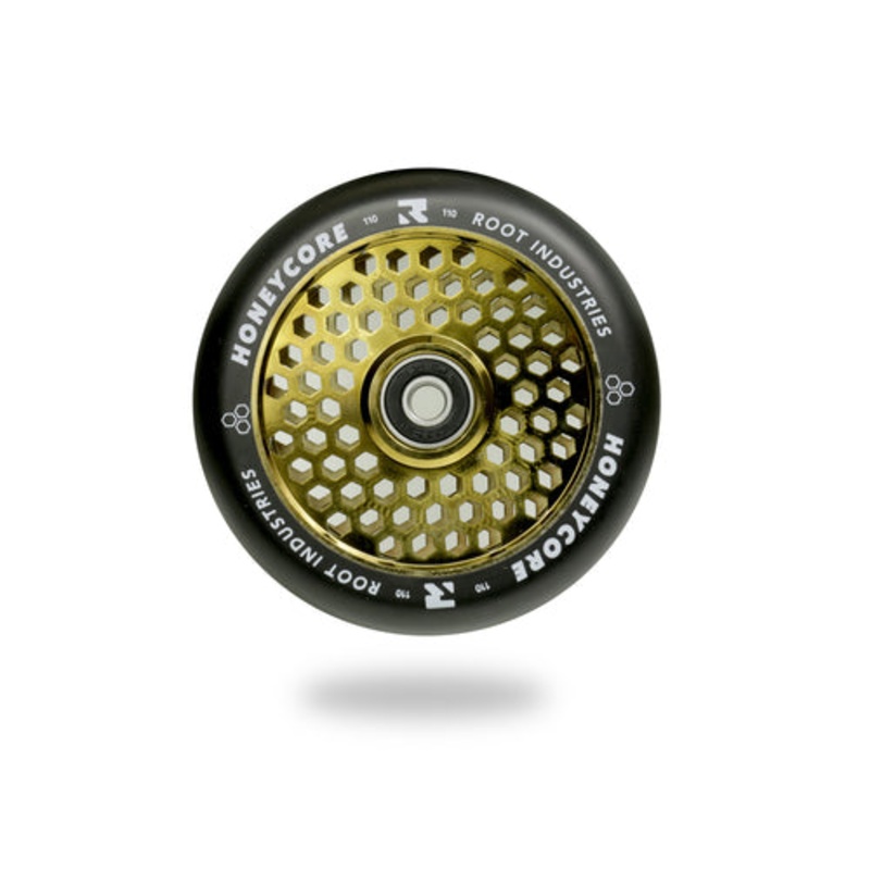 Root Industries Honey Core 110mm Black Gold Scooter Wheel Single