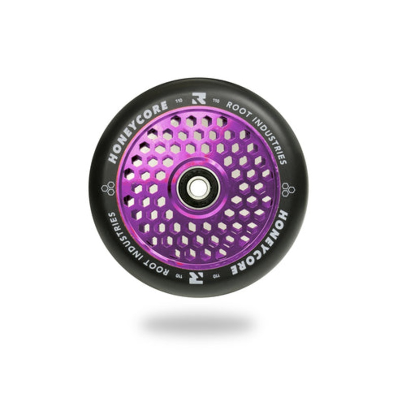 Root Industries Honey Core 110mm Black Purple Scooter Wheel Single