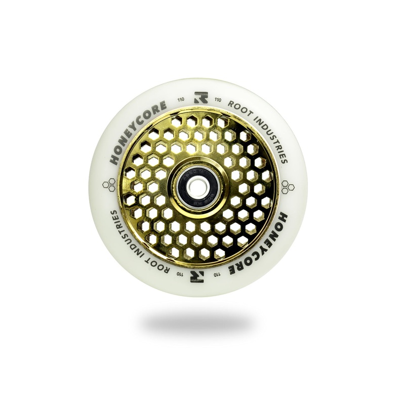 Root Industries Honey Core 110mm White Gold Scooter Wheel Single