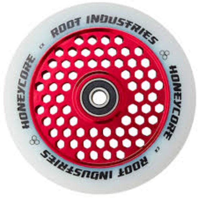 Root Industries Honey Core 110mm White Red Scooter Wheel Single