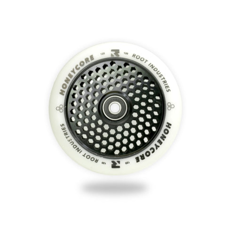 Root Industries Honey Core 120mm White Black Scooter Wheel Single