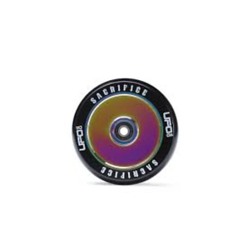 Sacrifice UFO 120mm Black NeoChrome Scooter Wheel Single