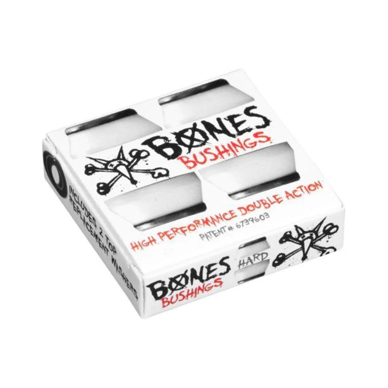 Bones Hardcore Hard White 96a 4 Pack Skateboard Bushings